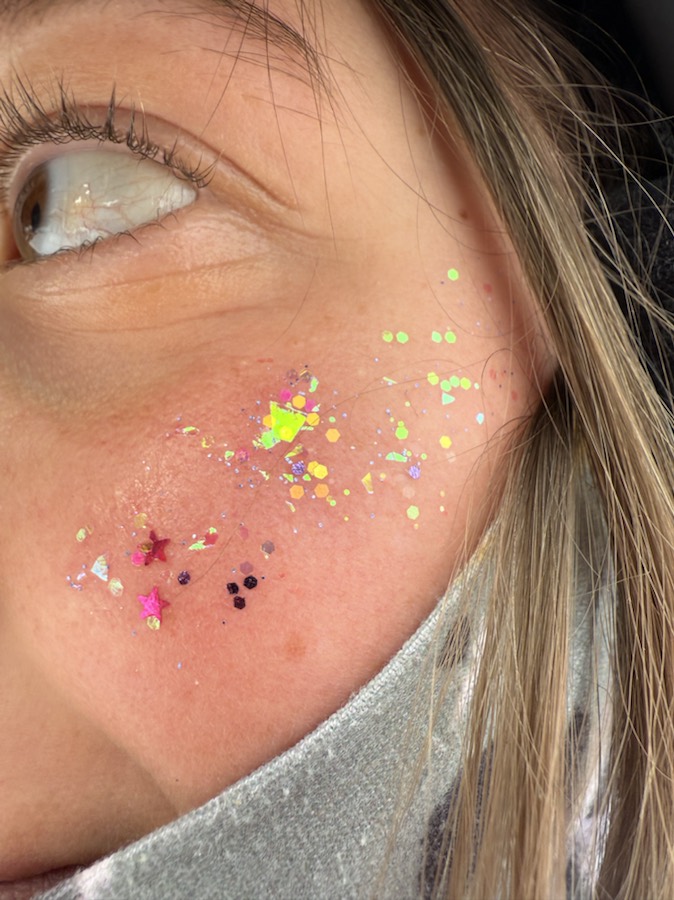 Après Sparkles glitter in action